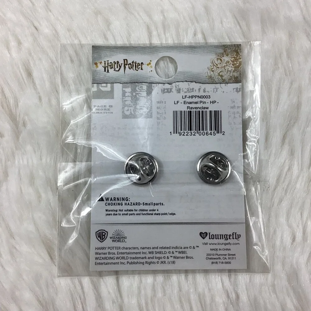 Loungefly Harry Potter Ravenclaw Enamel Pin Pennant Blue Silver LF-HPPN0003 NEW